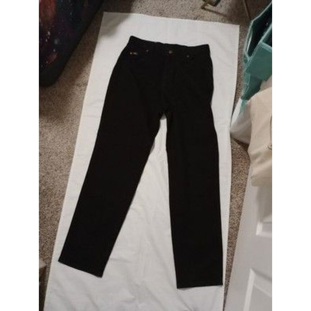 Lee Original Jeans Women’s 12M Black Mom Jean Tapered Leg Denim Cotton Vintage
